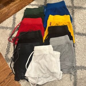 9 pairs of HardTail shorts